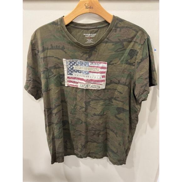 Denim & Supply Ralph Lauren Camo Tshirt - Picture 1 of 2